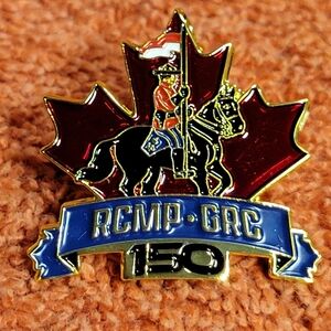 Collectible RCMP GRC 150th Anniversary Maple Leaf Pin